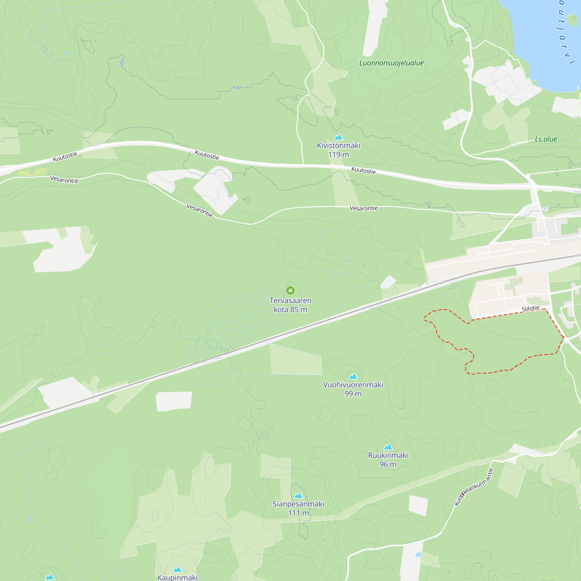 Tervasaaren kota map