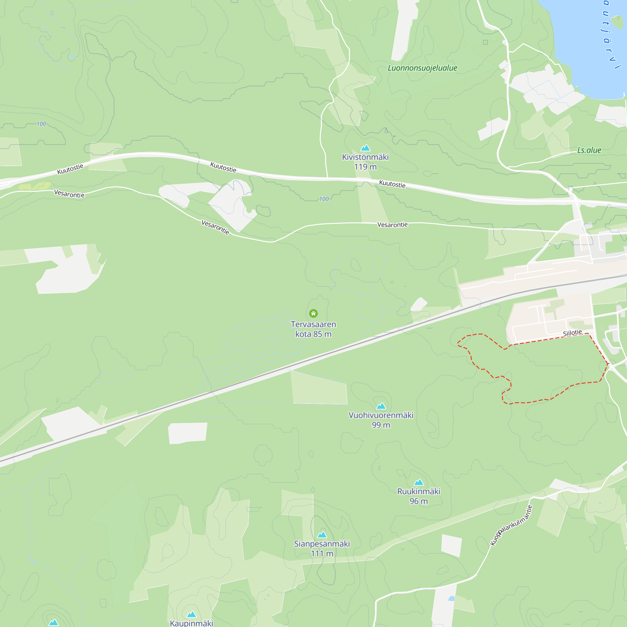 Tervasaaren kota map
