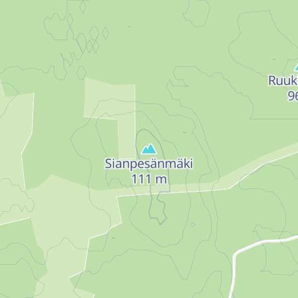 Map of Sianpesänmäki