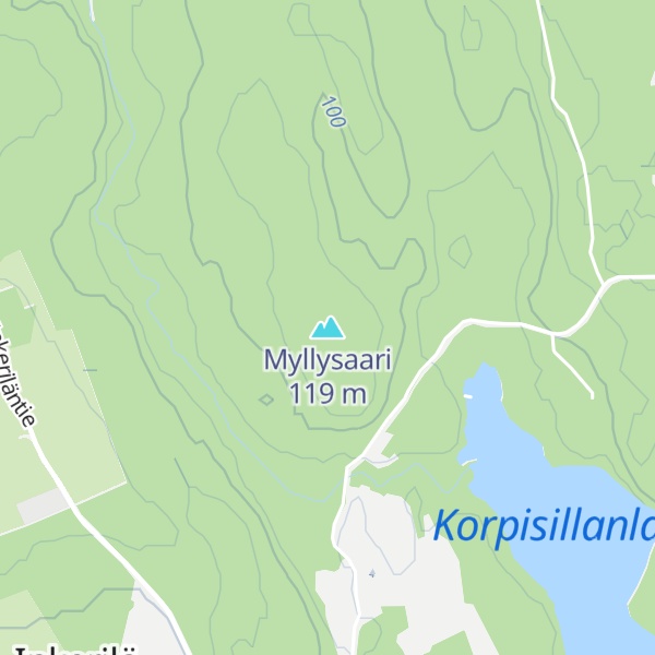 Map of Myllysaari