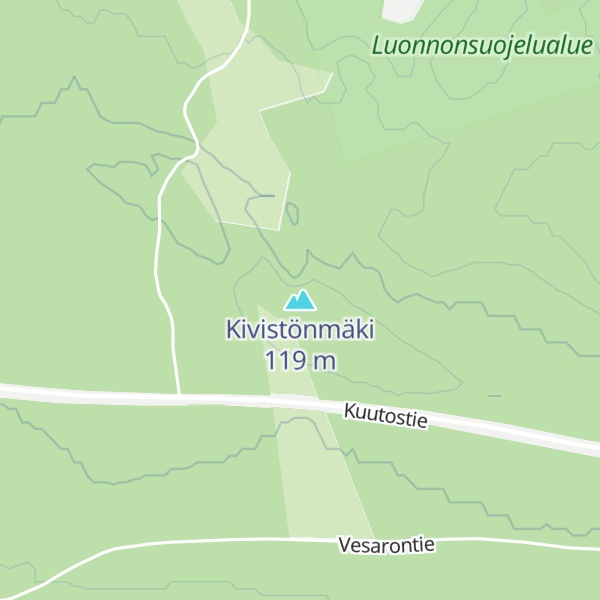 Map of Kivistönmäki