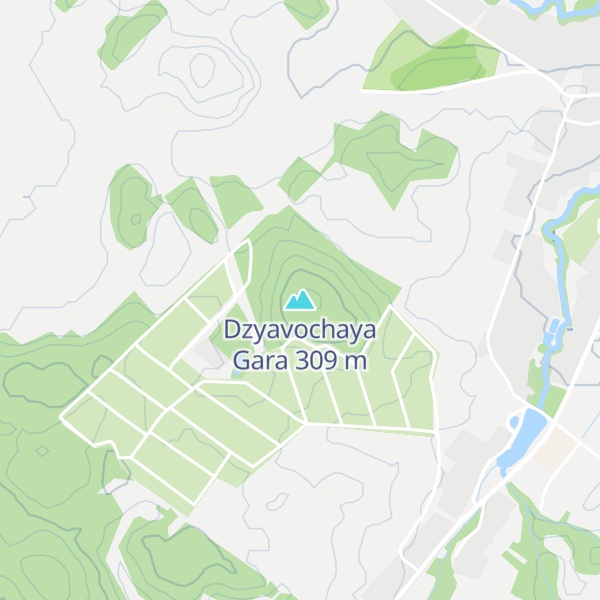 Map of Dzyavochaya Gara