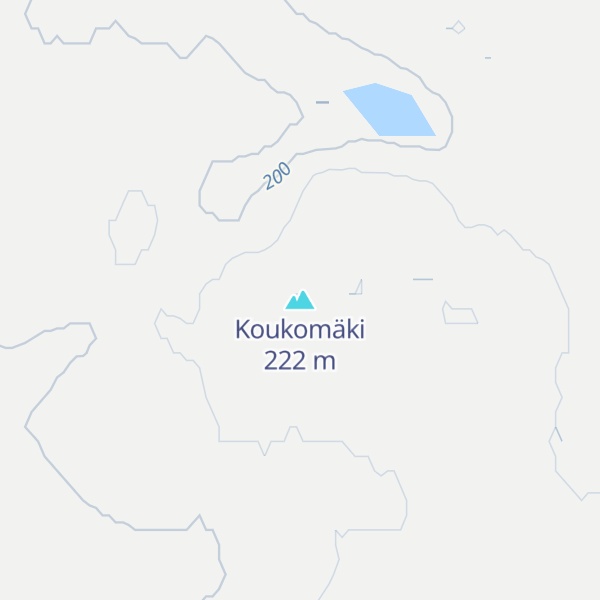 Map of Koukomäki