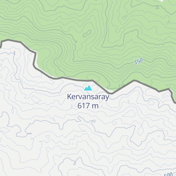 Map of Kervansaray