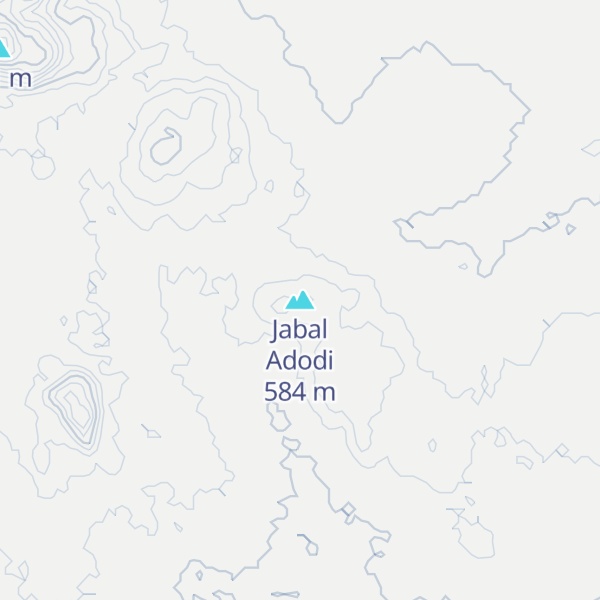 Map of Jabal Adodi