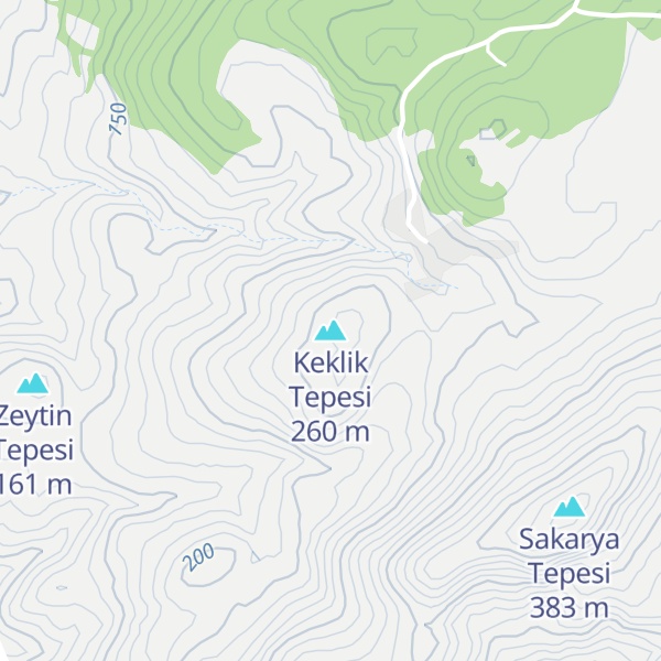 Map of Keklik Tepesi