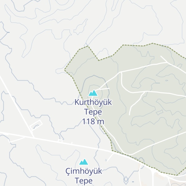 Map of Kurthöyük Tepe