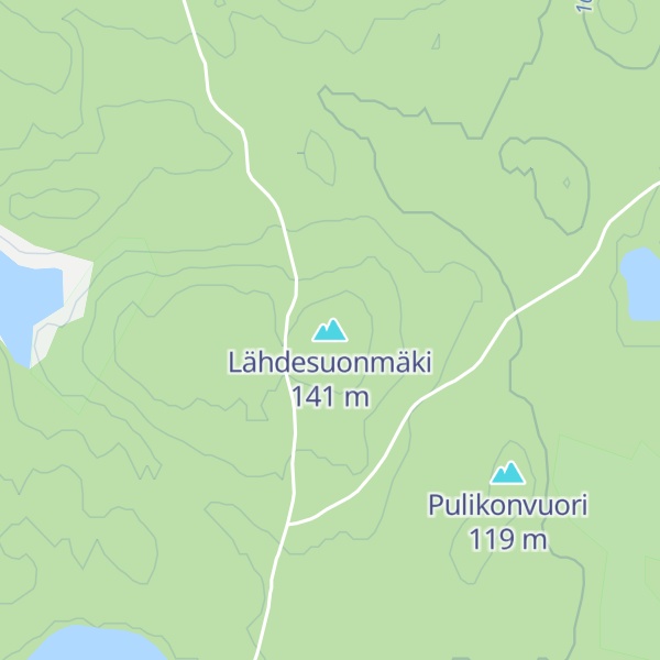 Map of Lähdesuonmäki