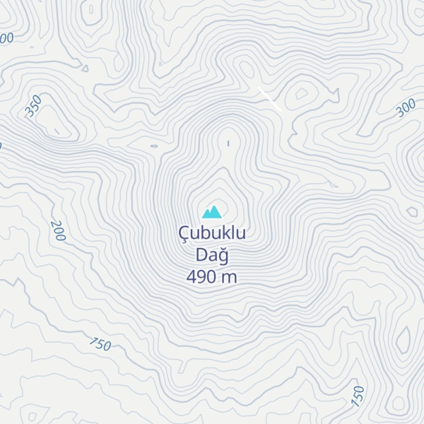 Map of Çubuklu Dağ