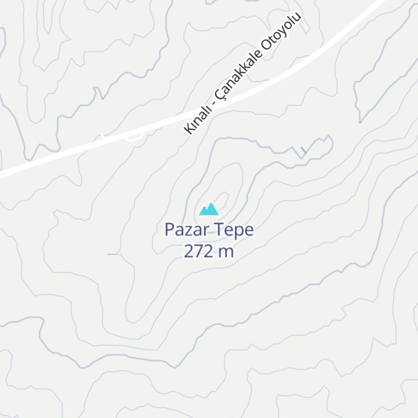 Map of Pazar Tepe