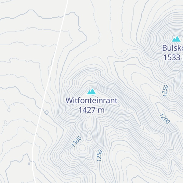 Map of Witfonteinrant