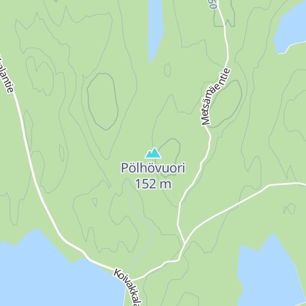 Map of Pölhövuori
