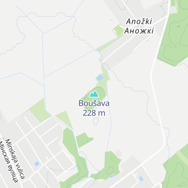 Map of Boušava