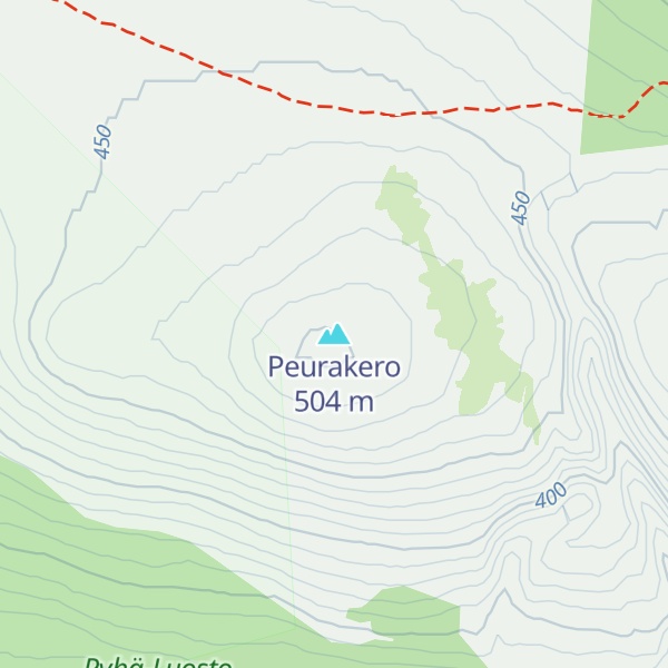 Map of Peurakero