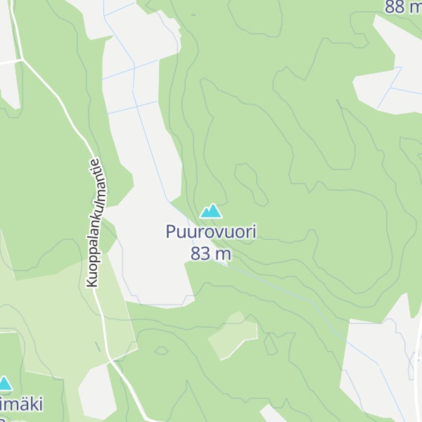 Map of Puurovuori