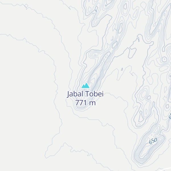 Map of Jabal Tobei