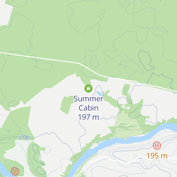 Map of Summer Cabin