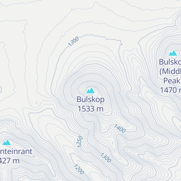 Map of Bulskop