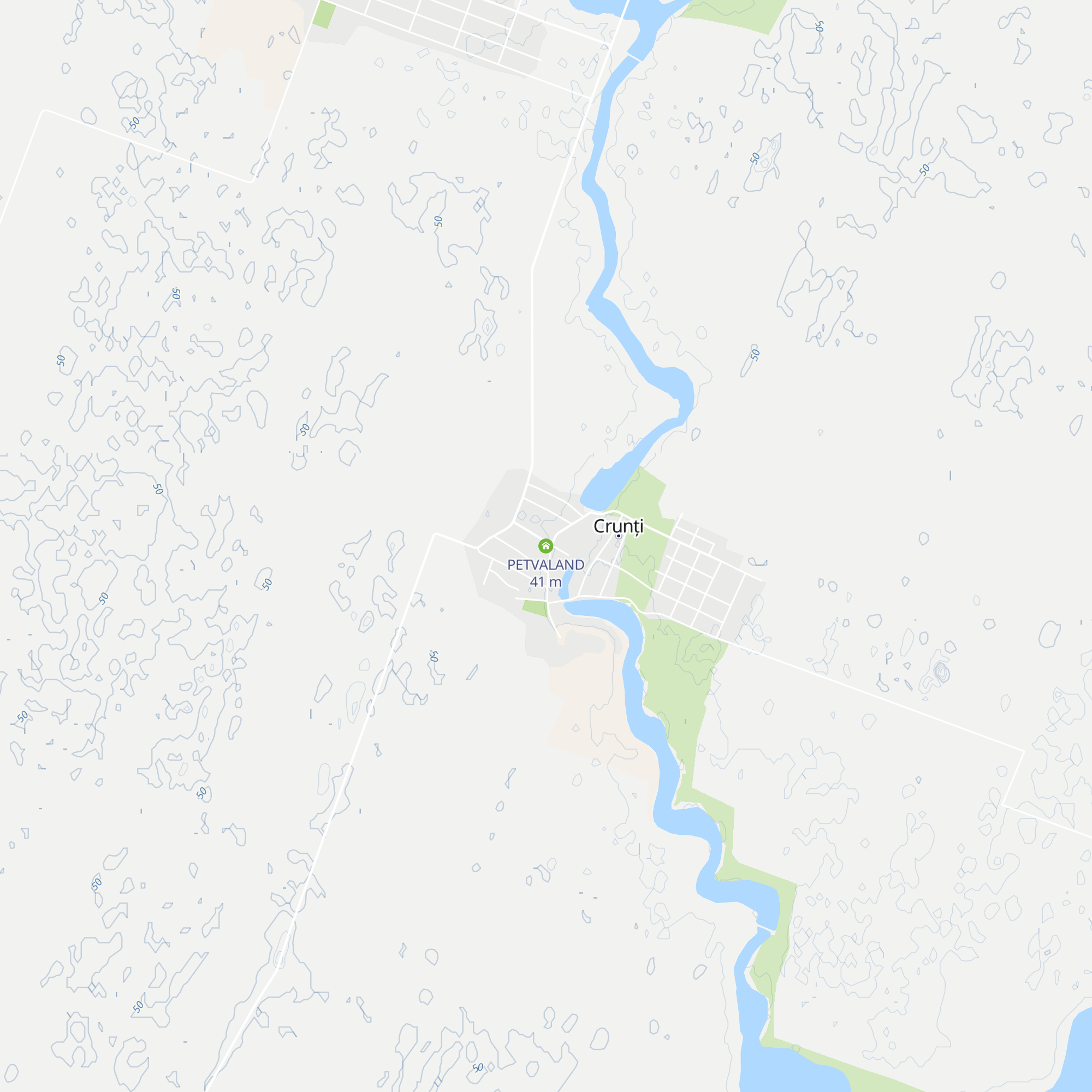 PETVALAND map