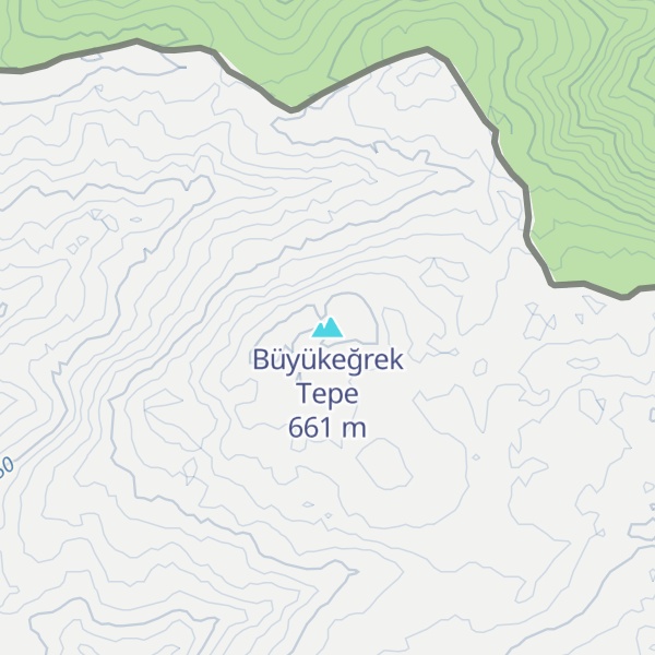 Map of Büyükeğrek Tepe