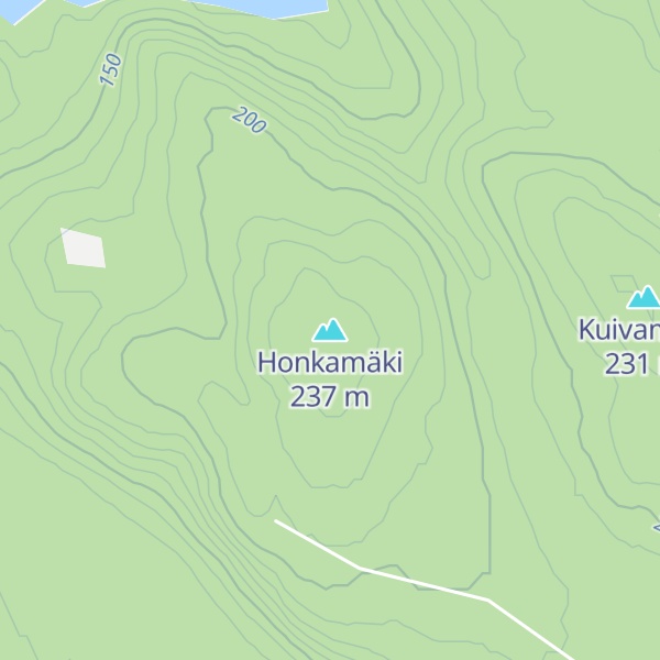 Map of Honkamäki