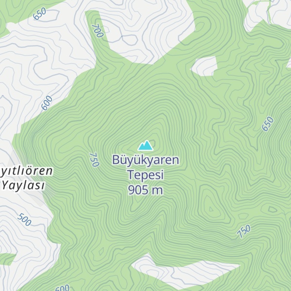 Map of Büyükyaren Tepesi