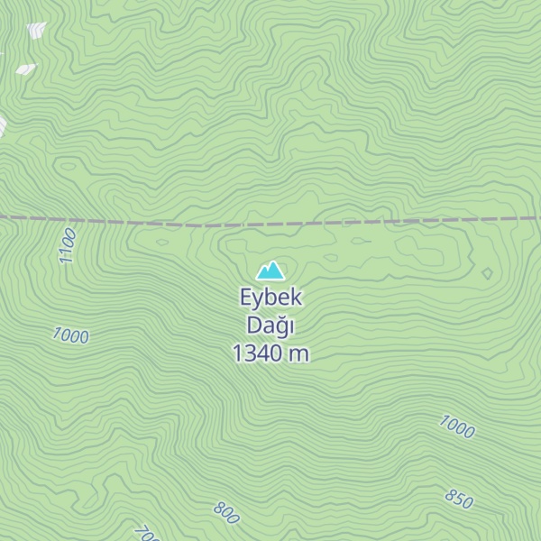 Map of Eybek Dağı