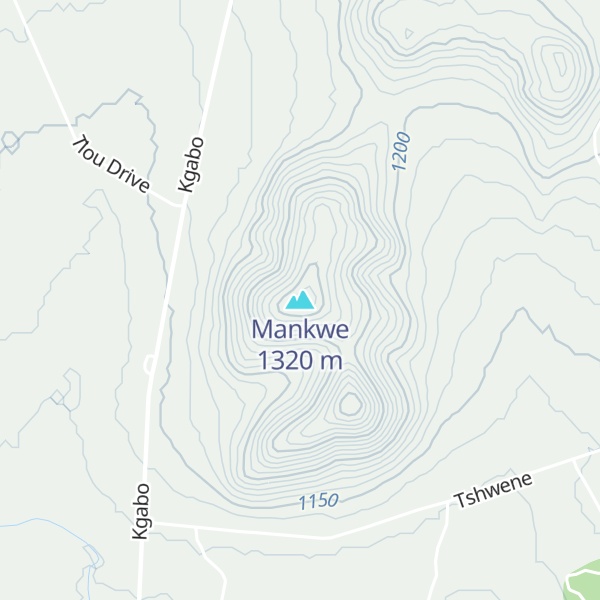 Map of Mankwe