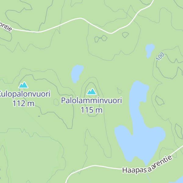 Map of Palolamminvuori