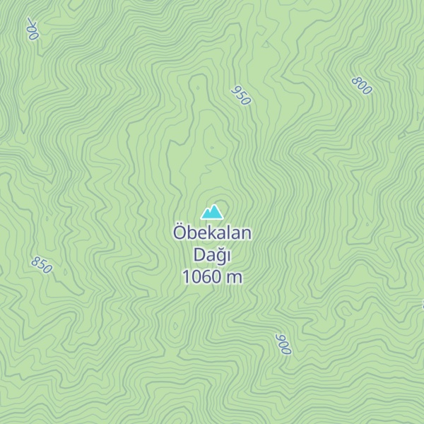 Map of Öbekalan Dağı