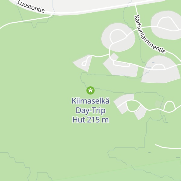 Map of Kiimaselkä Day-Trip Hut