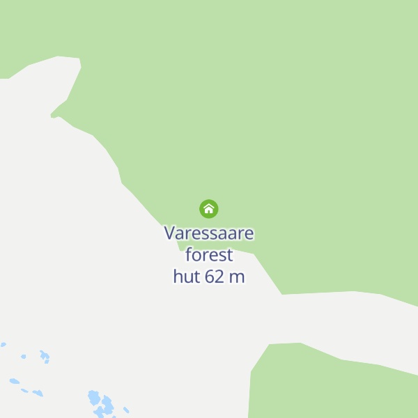 Map of Varessaare forest hut