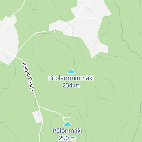 Map of Pitolamminmäki