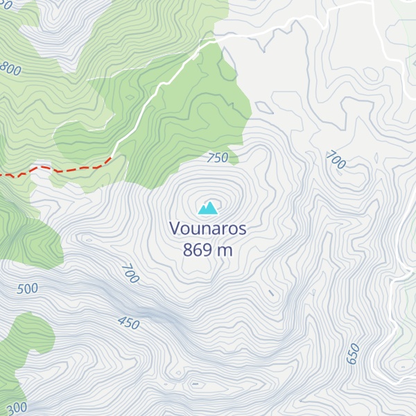 Map of Vounaros