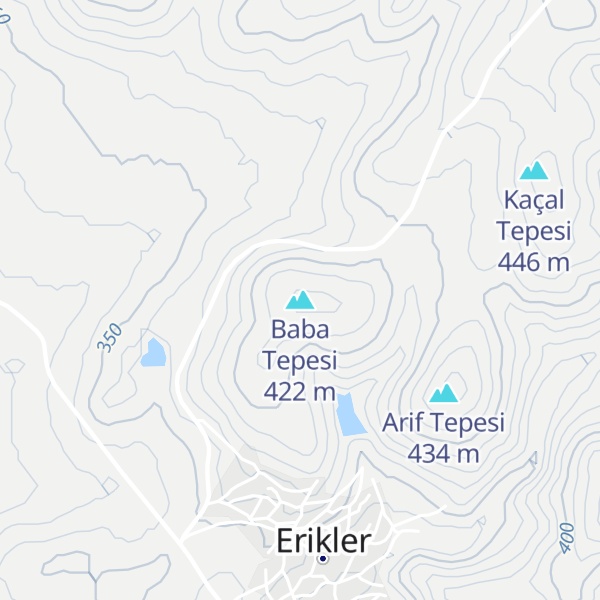 Map of Baba Tepesi