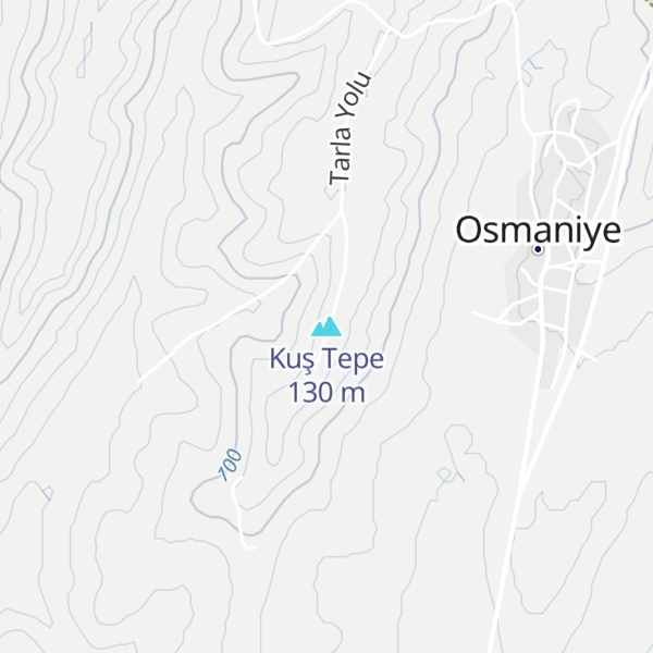 Map of Kuş Tepe