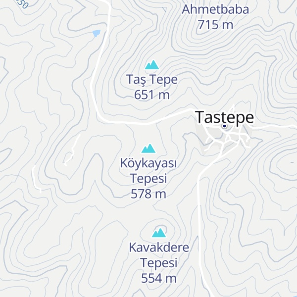 Map of Köykayası Tepesi