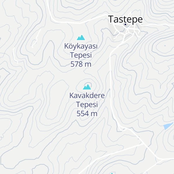 Map of Kavakdere Tepesi