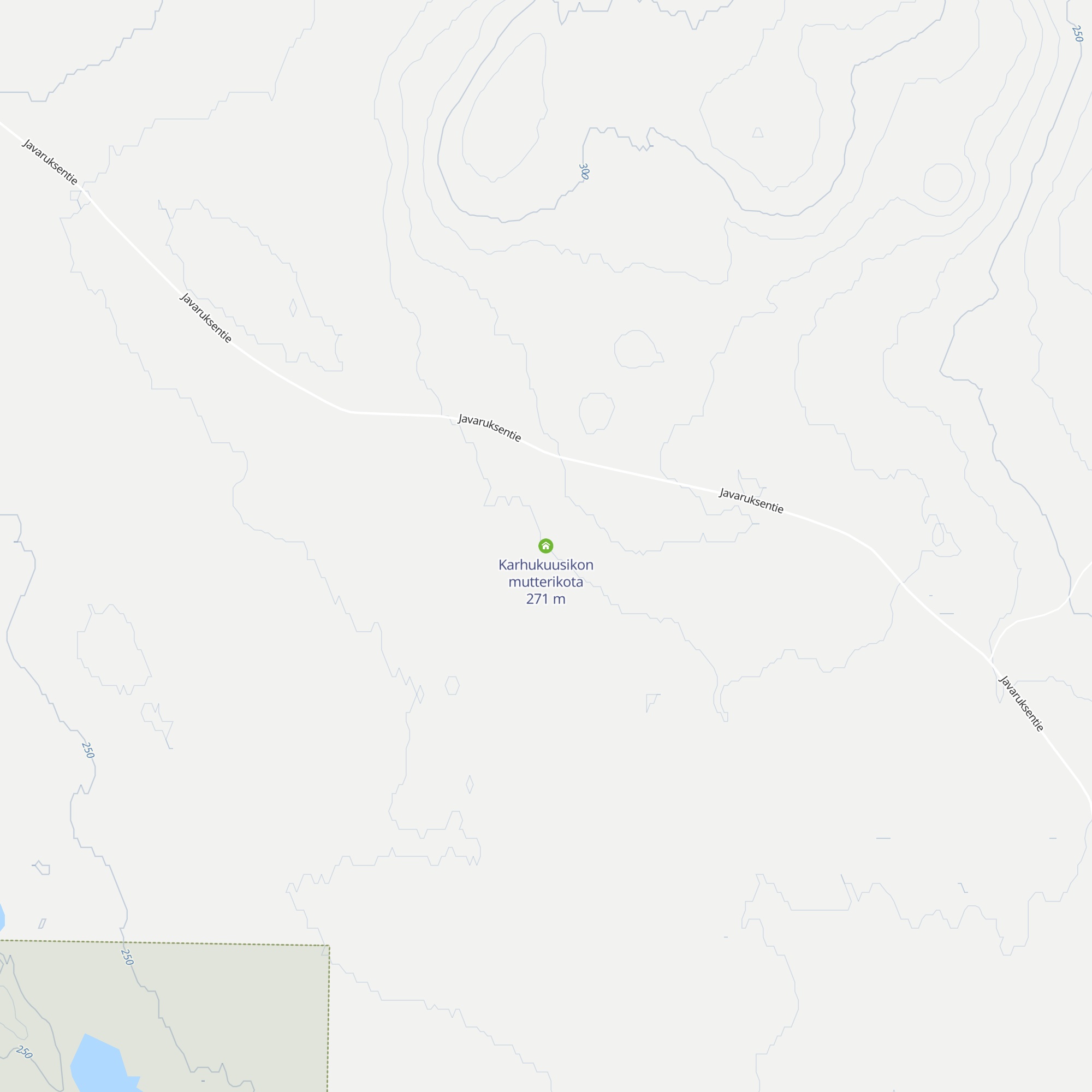 Karhukuusikon mutterikota map