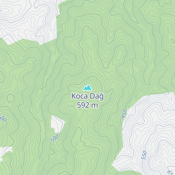 Map of Koca Dağ