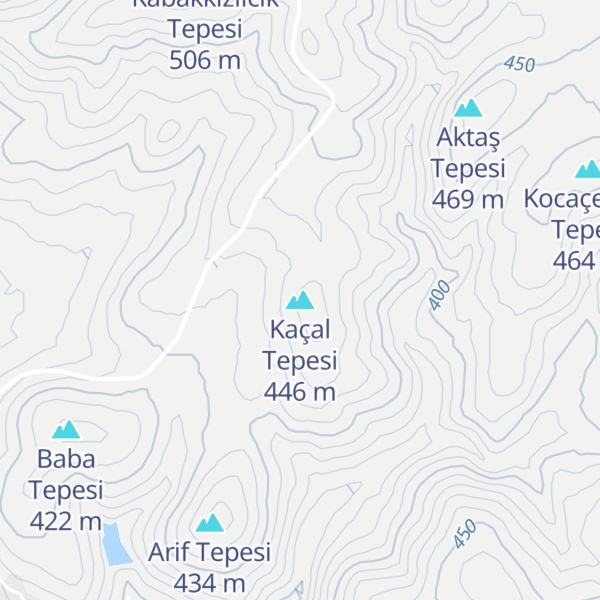 Map of Kaçal Tepesi