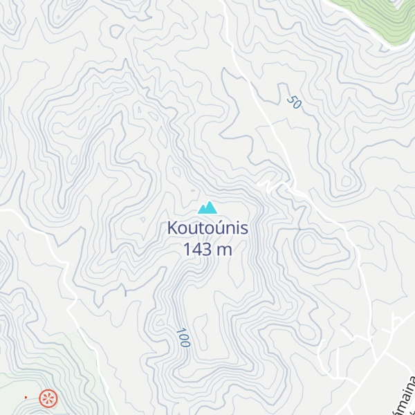 Map of Koutoúnis