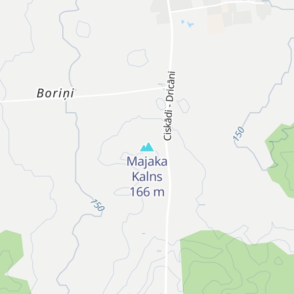 Map of Majaka Kalns