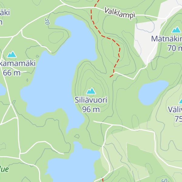 Map of Siliävuori