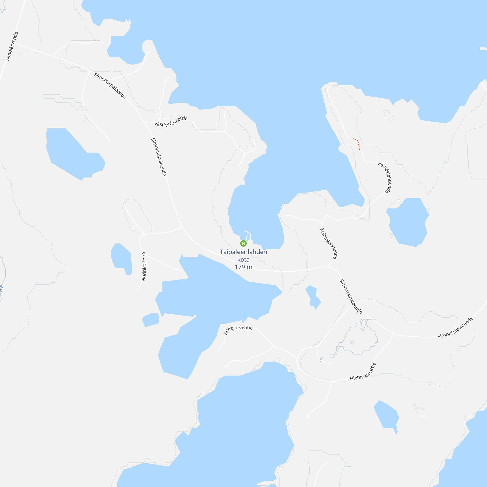 Taipaleenlahden kota map