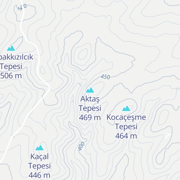 Map of Aktaş Tepesi
