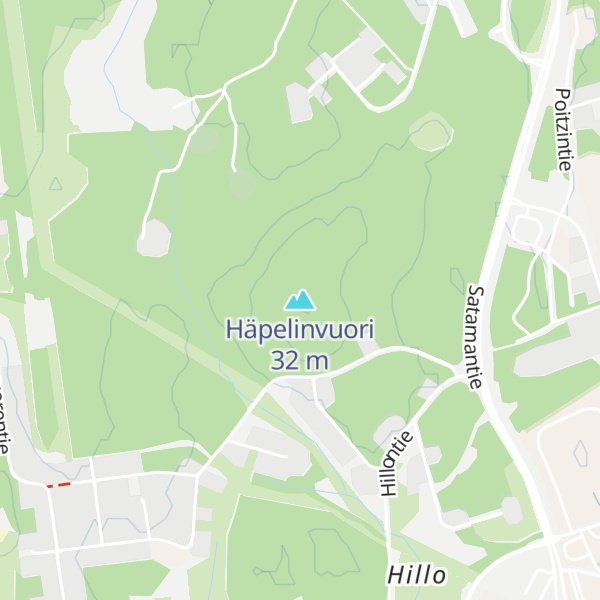 Map of Häpelinvuori