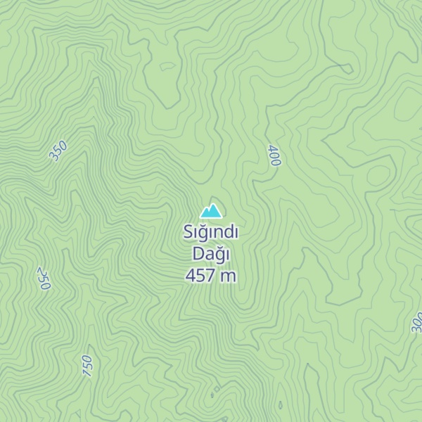 Map of Sığındı Dağı
