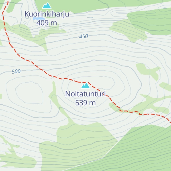 Map of Noitatunturi