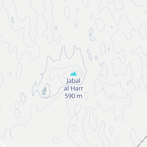 Map of Jabal al Harr